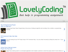 Tablet Screenshot of lovelycoding.org